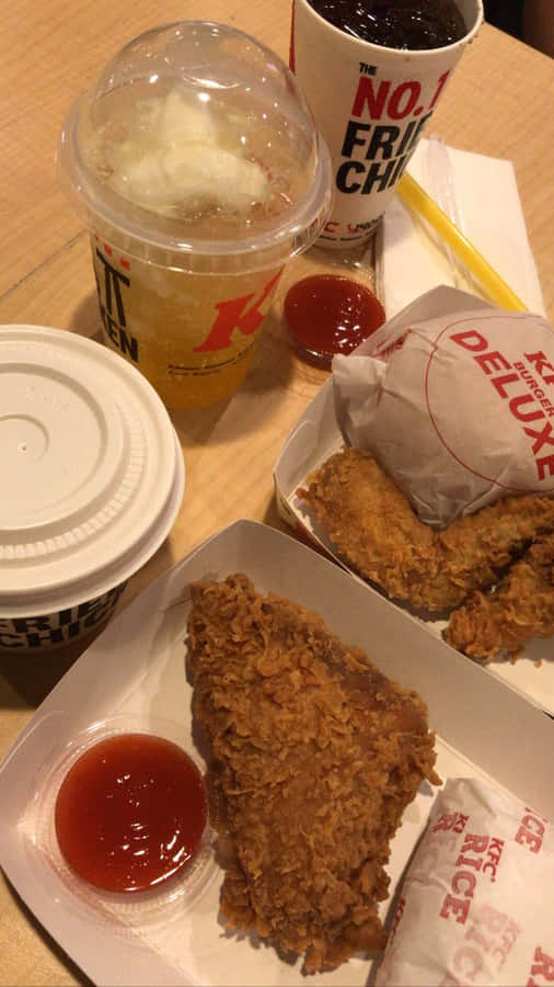 Imagemde uma refeição com frango do McDonald's.