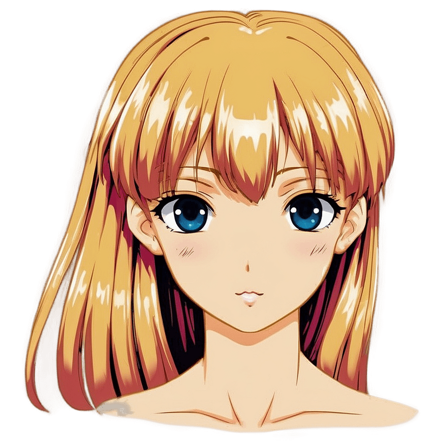 Serene Anime Head PNG 06272024