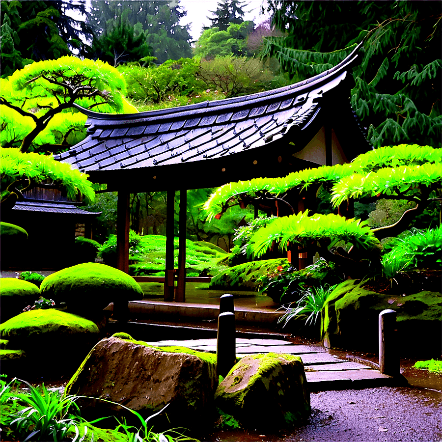 Enchanting Portland Japanese Garden PNG 06292024