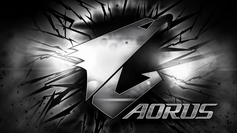 Aorus Eagle Logo Blackand White