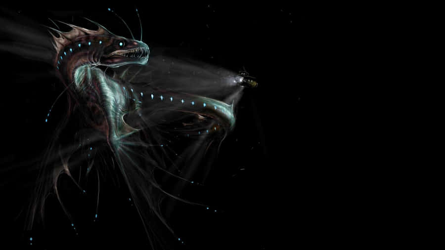 Begegnung mit dem Leviathan im tiefen Raum