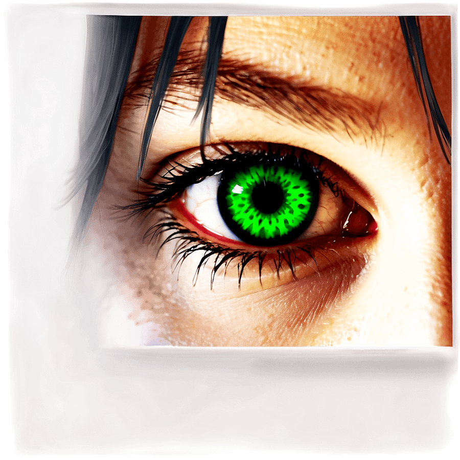 Green Eyes in Darkness PNG 06252024