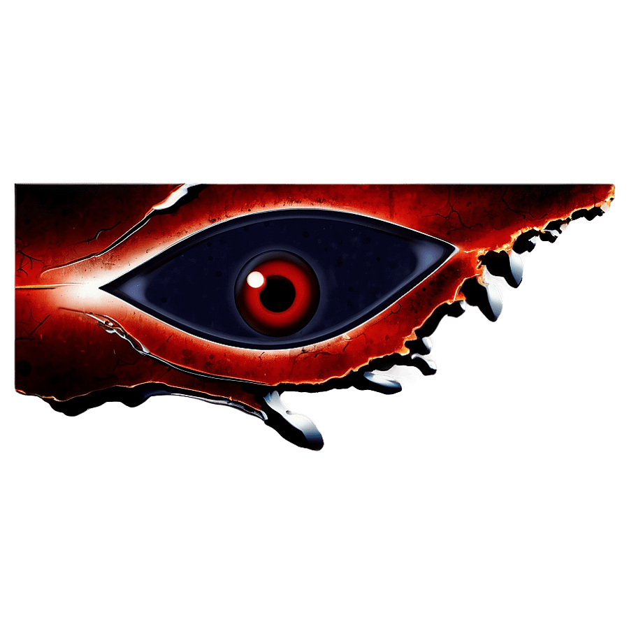 Red Eye Sci-Fi Design PNG 85