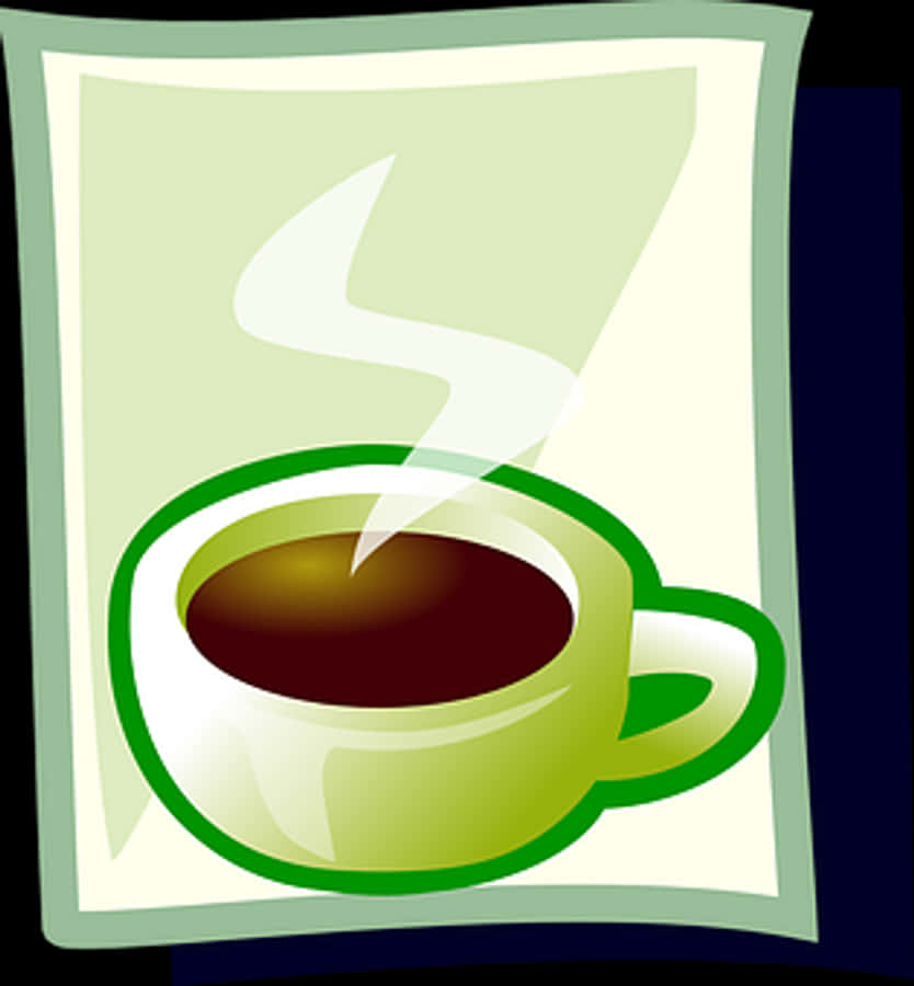 Steaming Coffee Cup Vector
