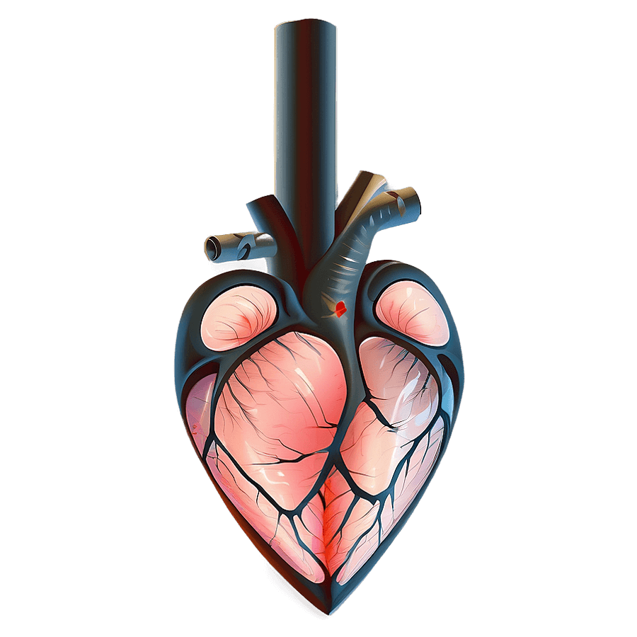 Minimalist Heart Vector PNG ori62