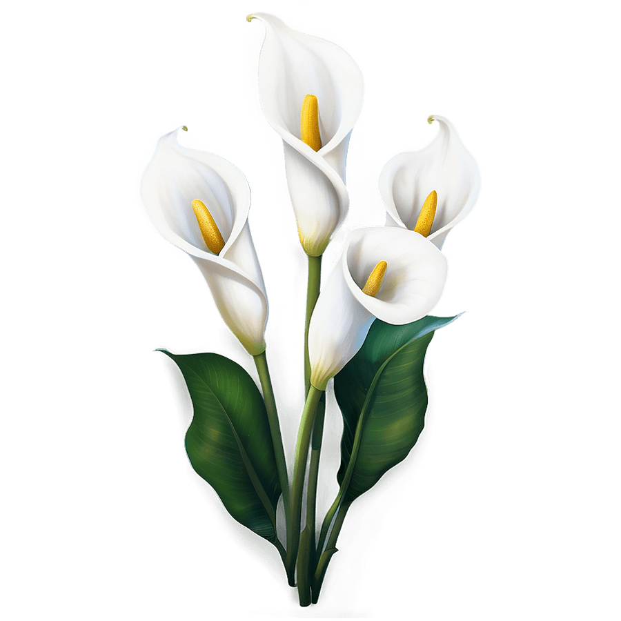 Calla Lily Garden PNG mby