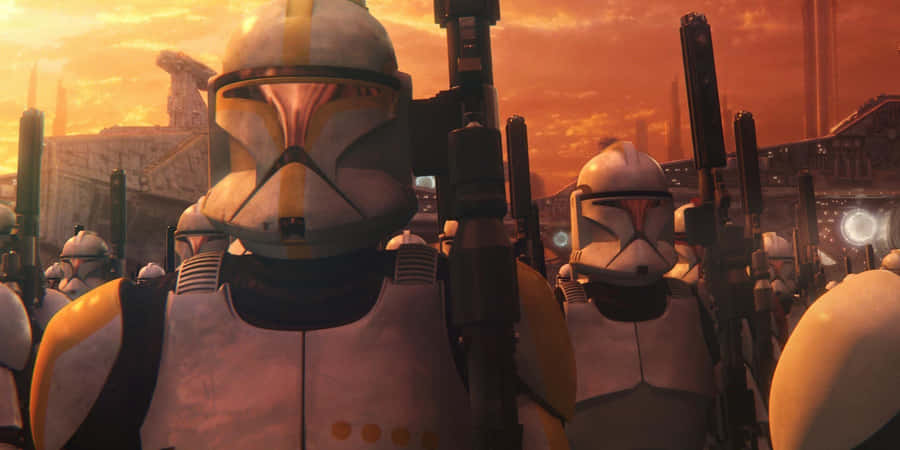 Jedibereiten sich auf den Kampf auf Geonosis vor.