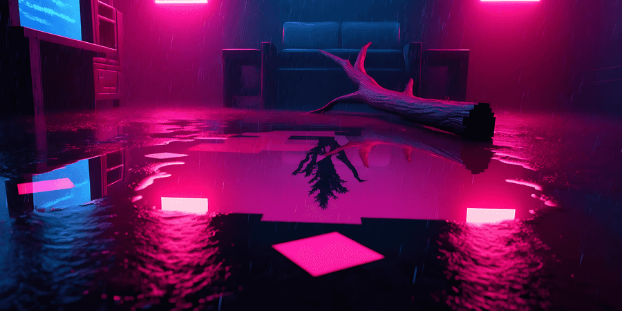 pool,neon,lights,glowing,night,swim,vibrant,modern,aesthetic,purple,water,ambiance,trendy,leisure,stylish