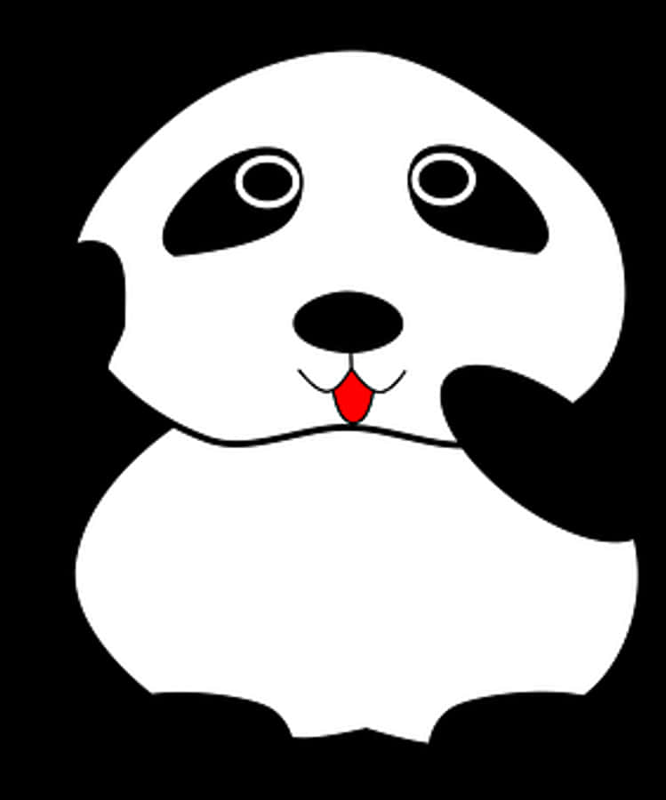 Stylized Panda Illustration