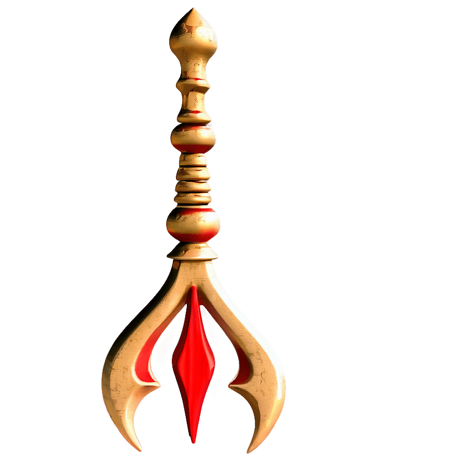 3D Trishul Model PNG 06242024