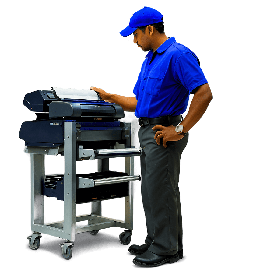 Printing Worker PNG qat