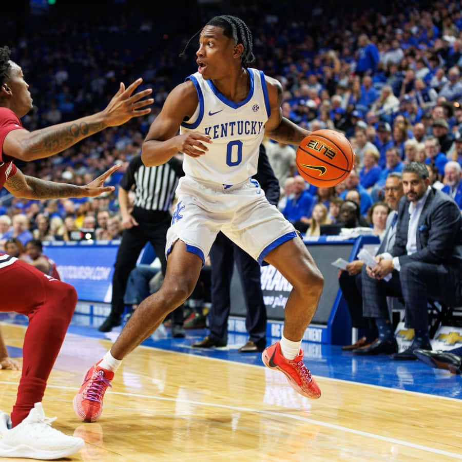 Giocatore di Basket del Kentucky in Azione