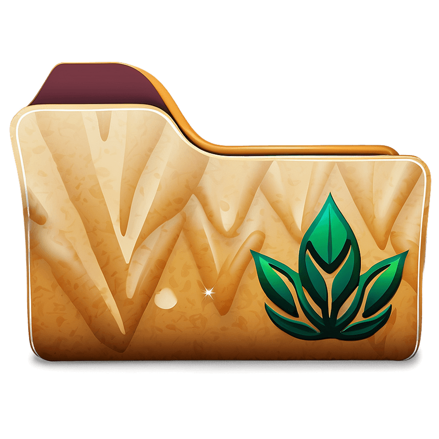 Organic Shape Mac Folder Icon PNG 05252024