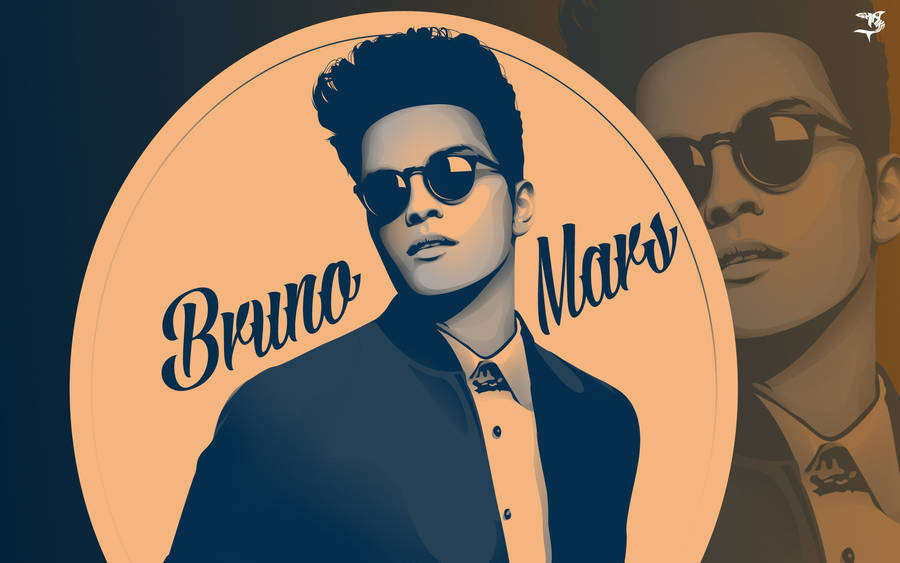 Download Vector Art Bruno Mars Wallpaper Wallpapers Com