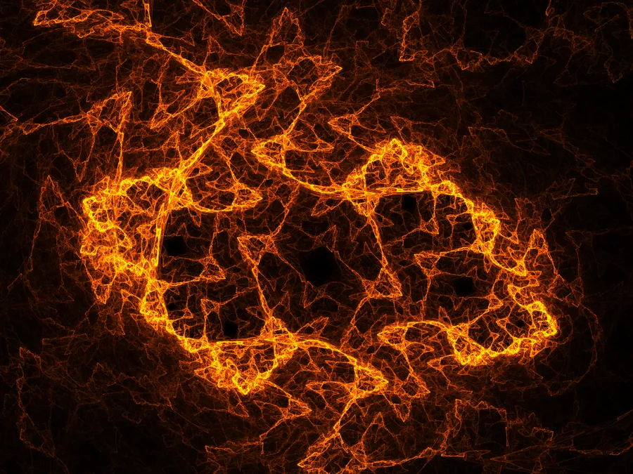 Energy Fiery Pattern wallpaper