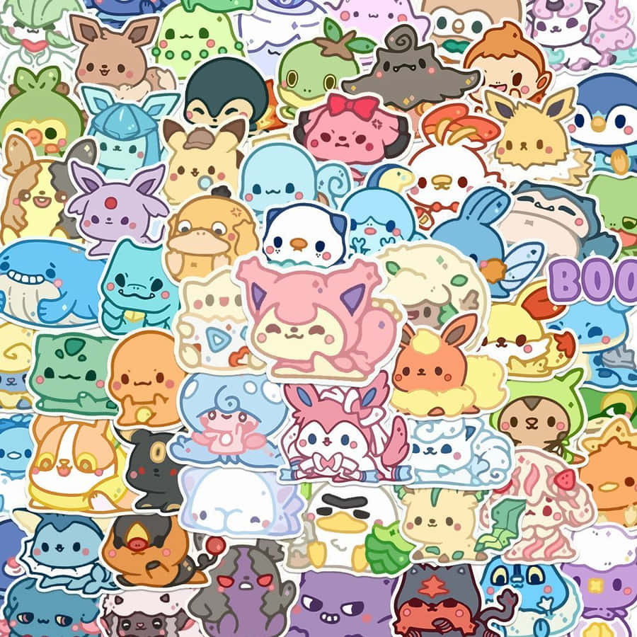 Colagem Kawaii de Pokémon
