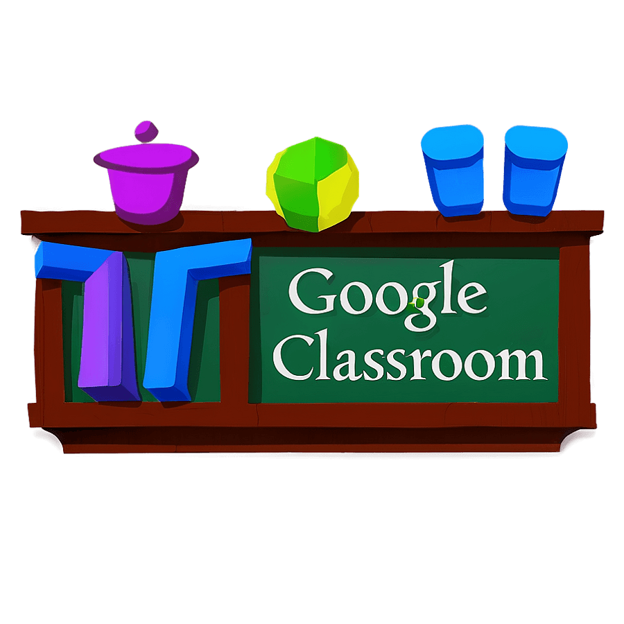 Flat Design Google Classroom Logo PNG 91
