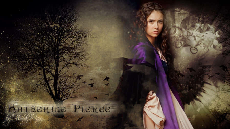 "Katherine Pierce Striking a Mysterious Look"