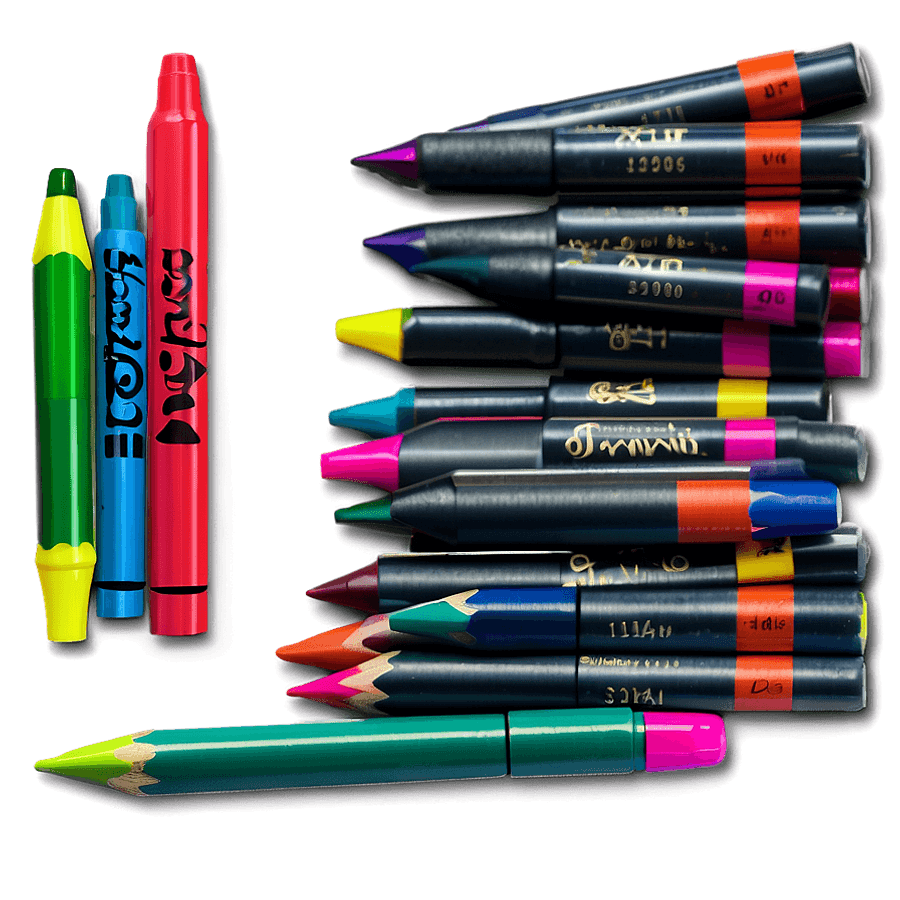 Precision Tip Crayons PNG tgx