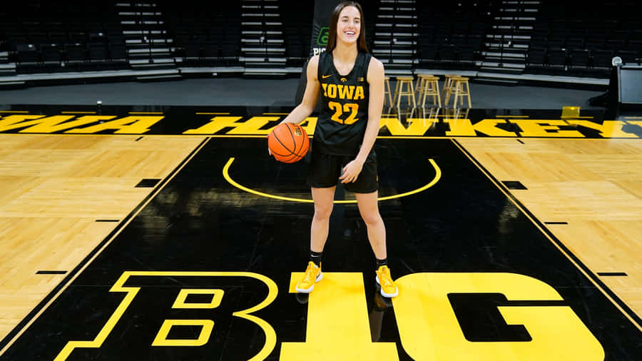 Caitlin Clark Iowa Basketballplatz