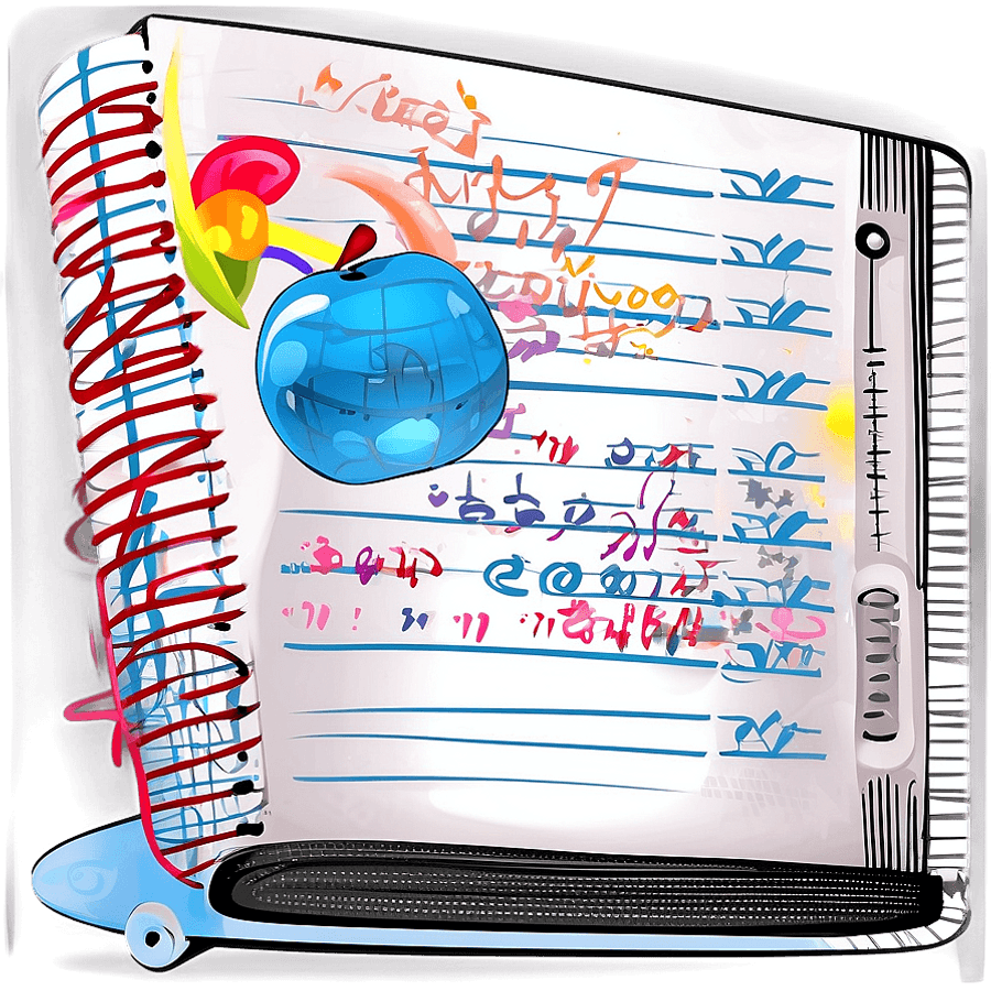 School Book Clipart PNG 05262024