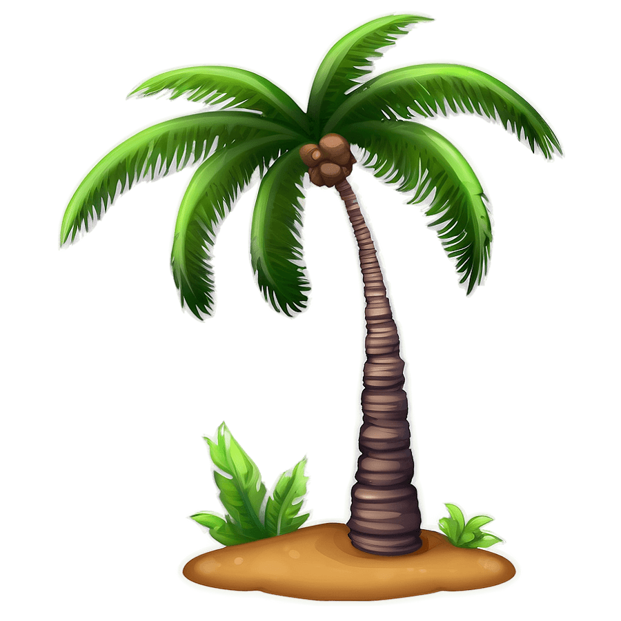 Paradise Palm Tree Emoji PNG 25