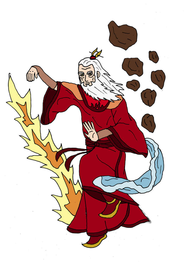 Avatar Roku Piegando Elementi