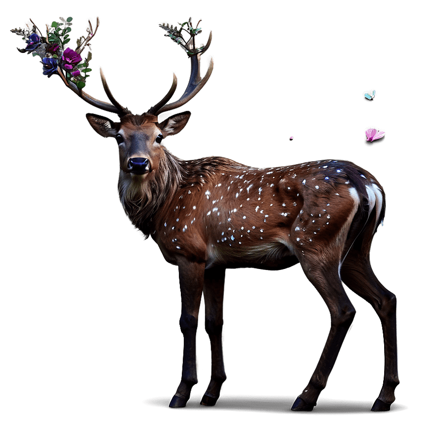 Enchanted Forest Stag PNG 06292024