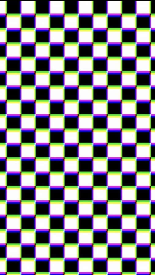Vibrant Checkered Pattern
