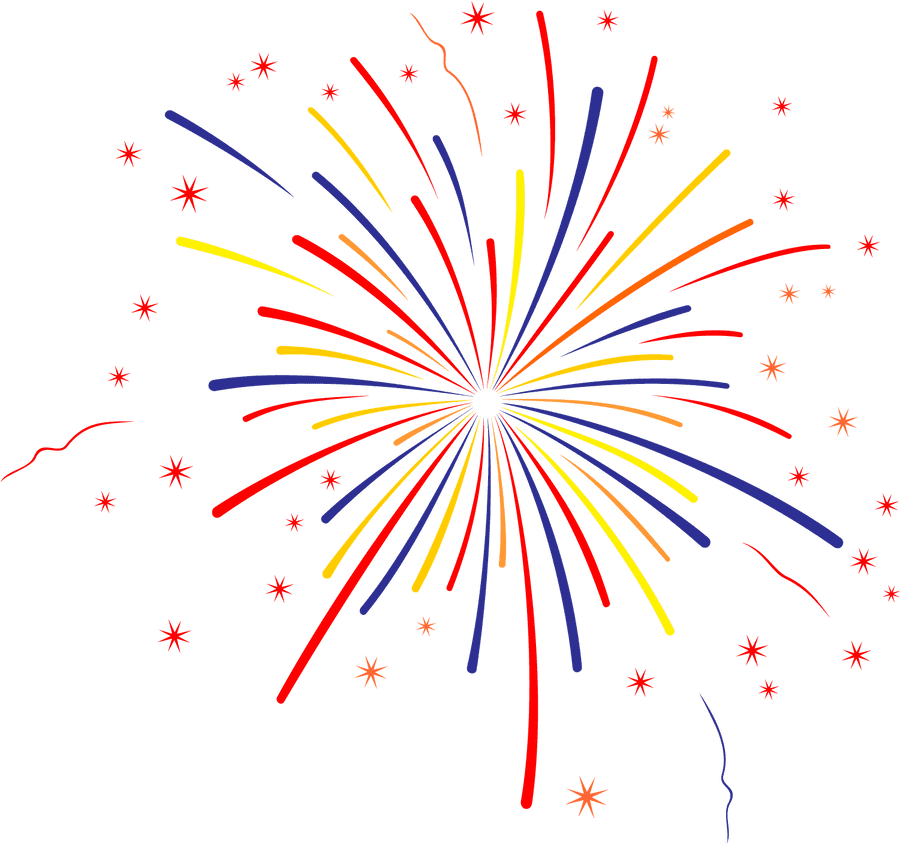 Vibrant Firework Explosion