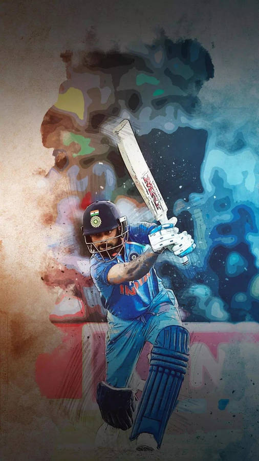 Download Virat Kohli Hd Cricket Sports Art Wallpaper | Wallpapers.com