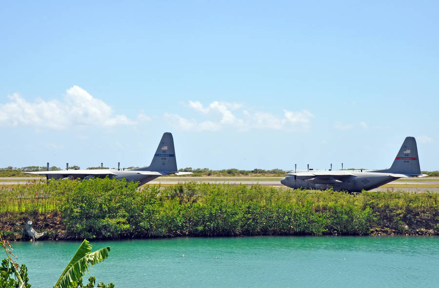 Download Virgin Islands Airport Tarmac Wallpaper | Wallpapers.com