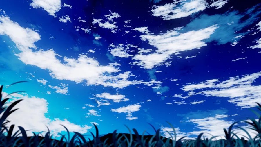 Anime Sky Background