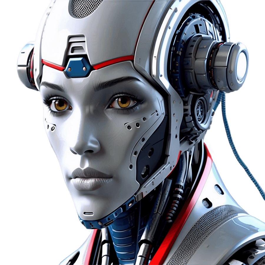 Space Robot Head PNG ucp52