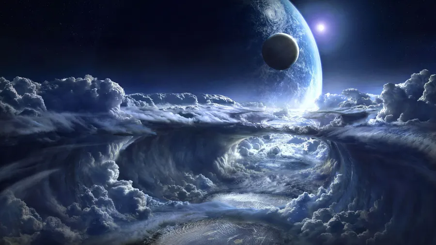 4k Computer Alien Planet