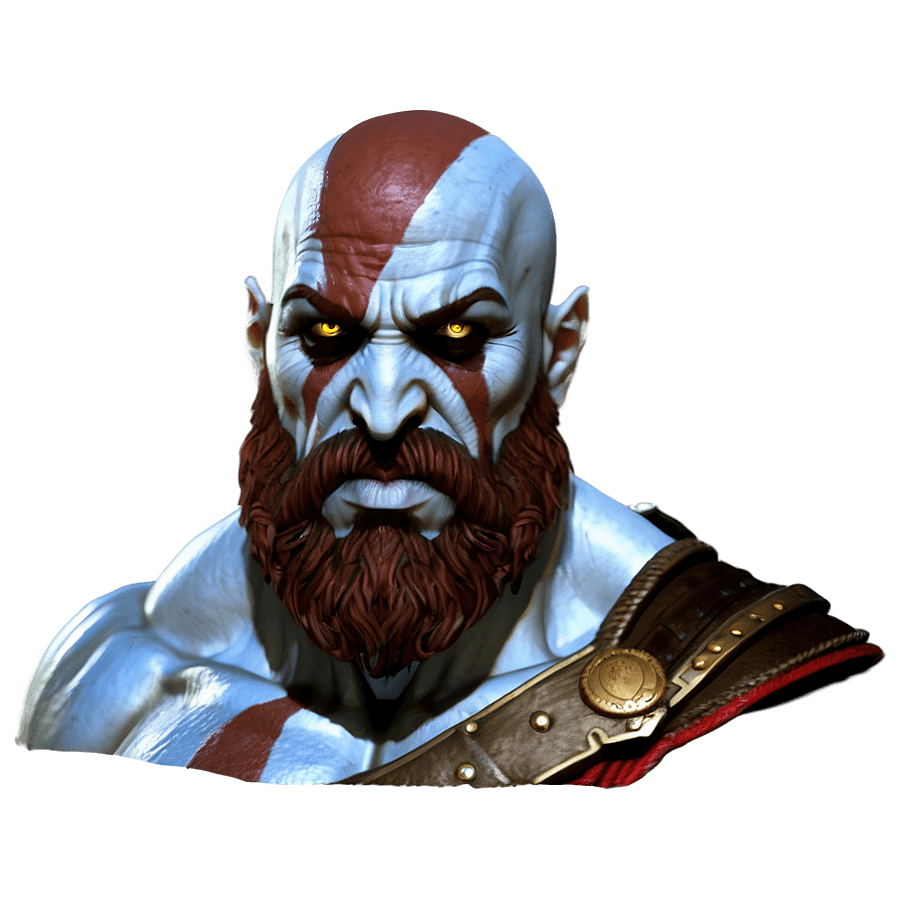 Kratos Game Art PNG 05212024