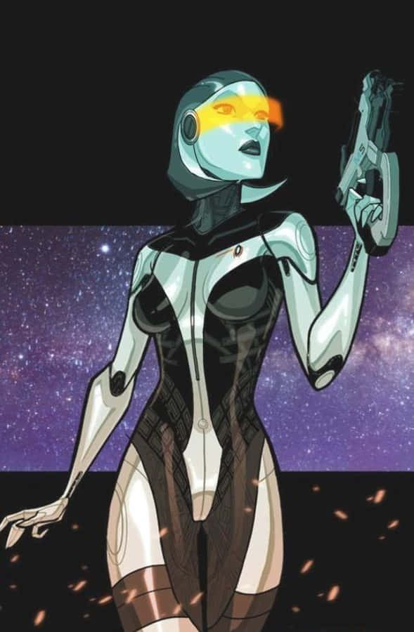 MassEffect Edi 604 x 923 tapet