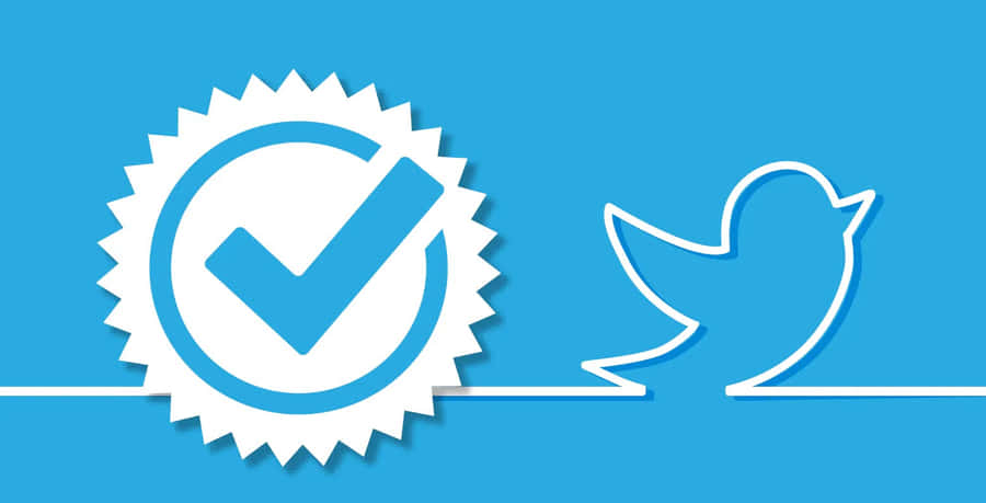 Conceito de Insígnia de Verificação do Twitter