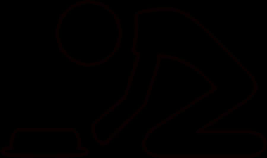Silhouetteof Thinking Man