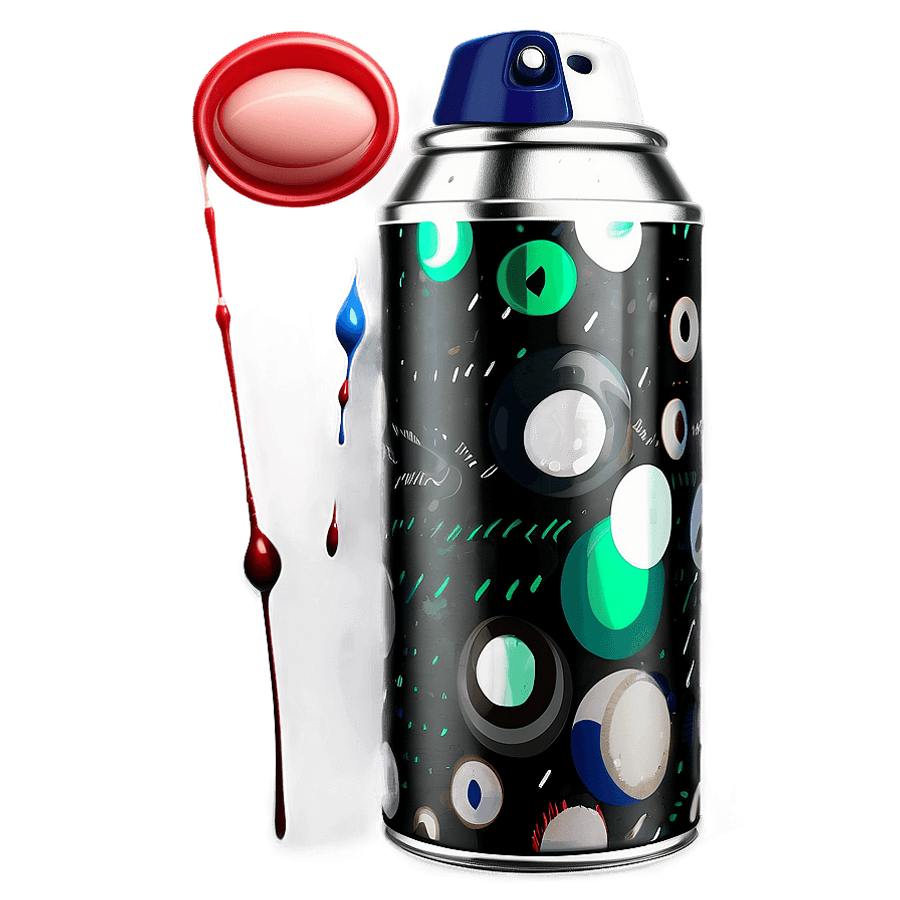 Abstract Spray Can PNG nrq13