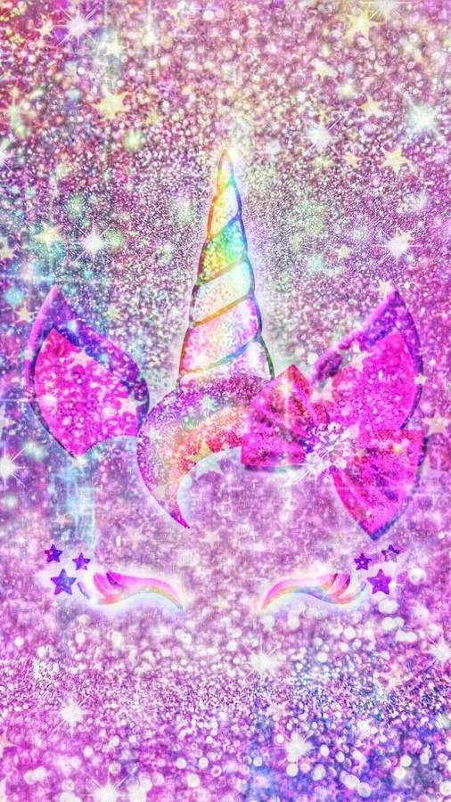 Glitter Unicorn Background
