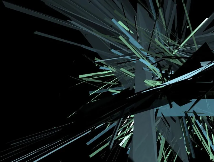 4K Abstract Colored Glass