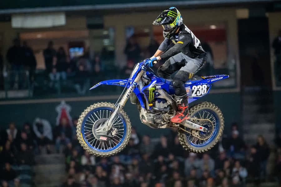 Motocross Rytter Midt i Luftspring 288