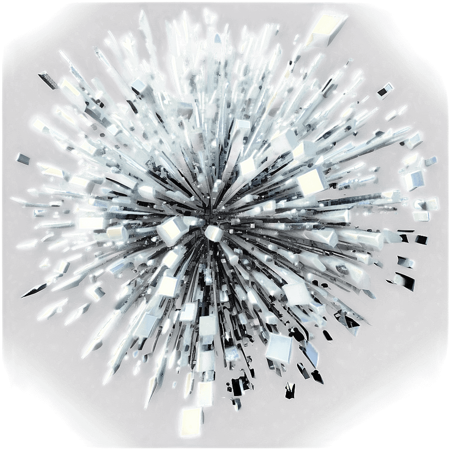 Silver Particles PNG 97