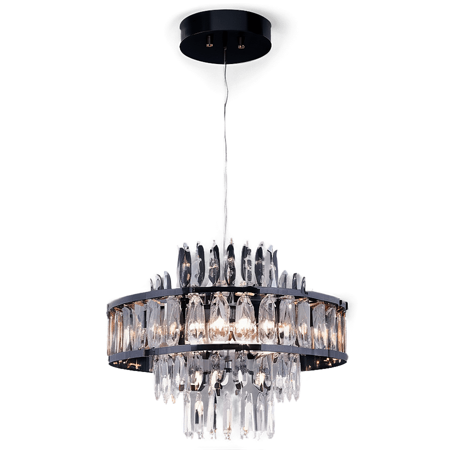Modern Statement Chandelier PNG 40