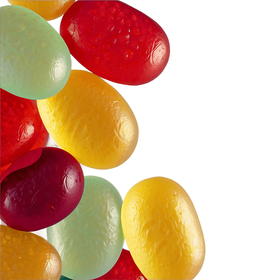 Jelly Bean Texture Close-Up PNG tyb45
