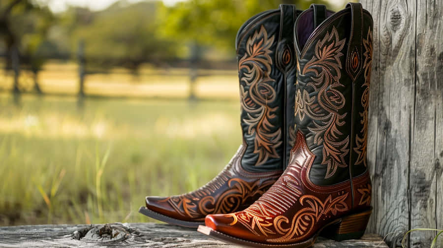 Ariat Western Cowboy-Stiefel im Freien
