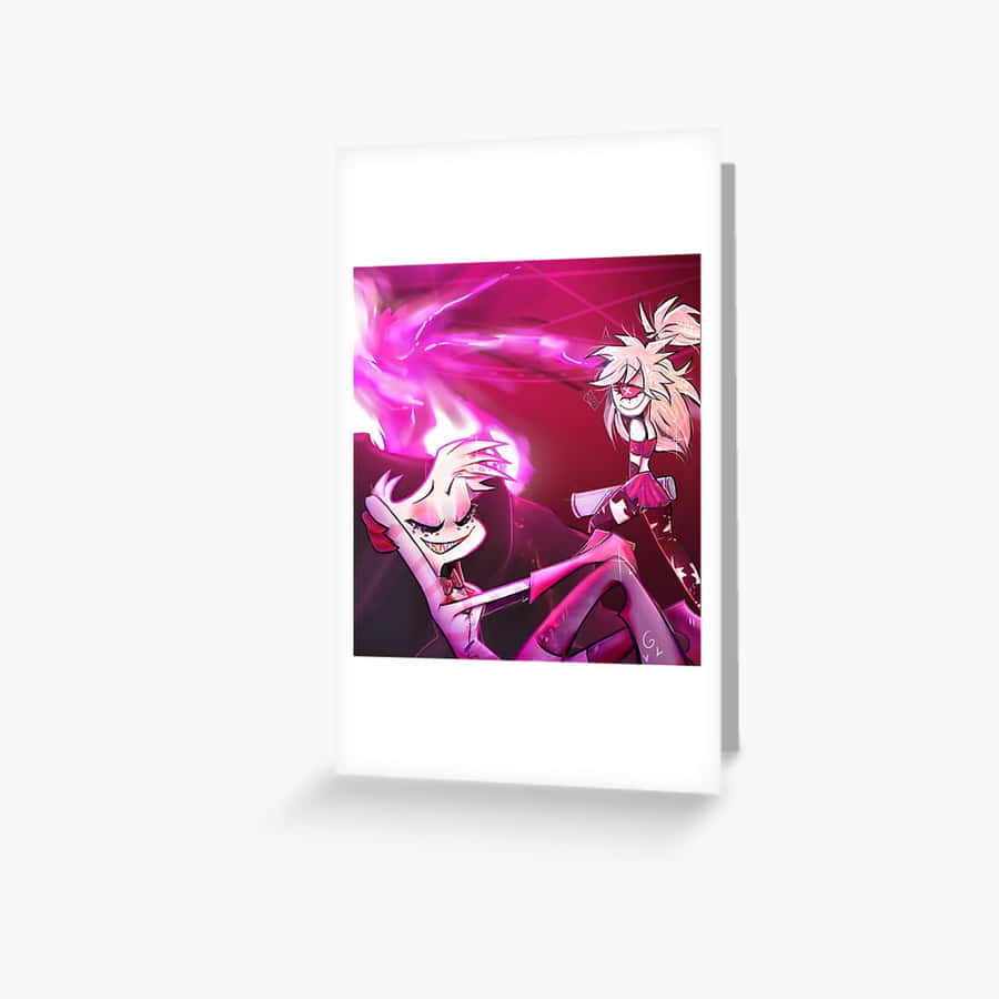 Angel_ Dust_ Animierter_ Charakter_ Kunstwerk
