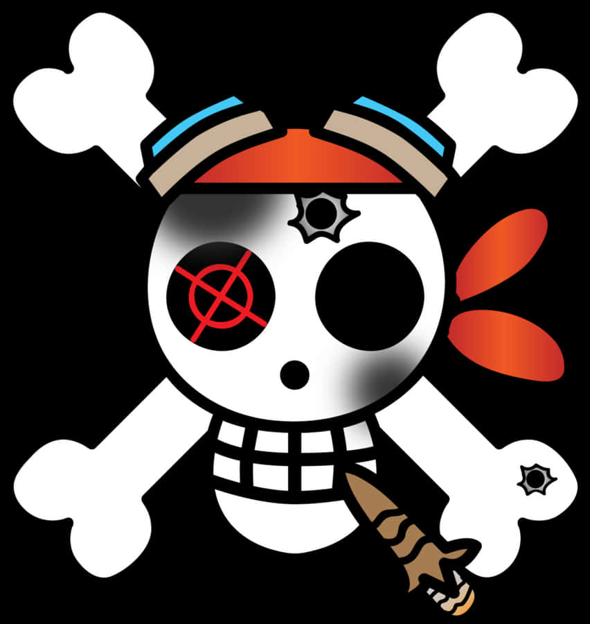 Jolly Roger Icon One Piece - Jolly Roger One Piece Pirate Flag, HD Png Download