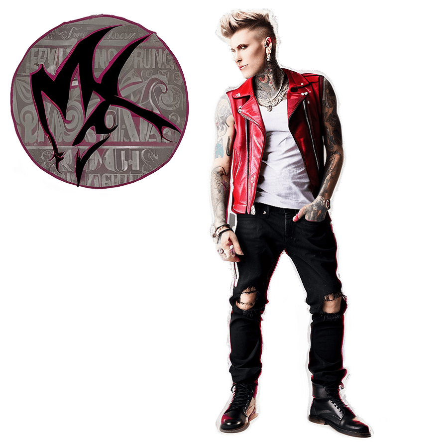 MGK and Band Members PNG wbg